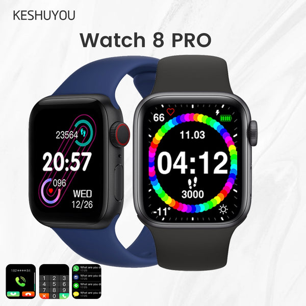 Smart Watch 8 Pro Men Answer Call Fitness Tracker Calculator Women Smartwatch For Apple Android Phone PK i8 pro max HD Display